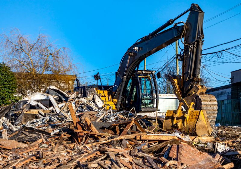 Demolition Equipment in Action