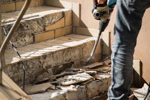 Concrete Stair Demolition in Bountiful
