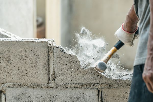 Block Wall Demolition in Bountiful